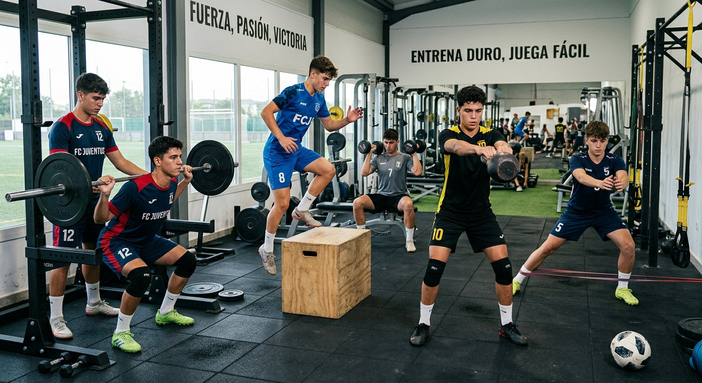 Entrenar la fuerza en futbolistas jóvenes de élite: lo que la ciencia más reciente descubrió