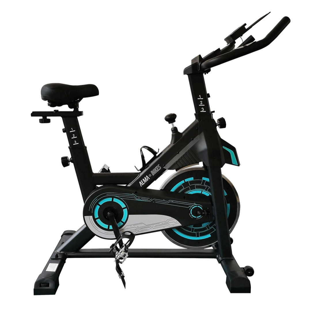 Alma Bikes START -Bicicleta fija estatica spinning- [black blue]